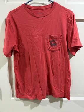 Vineyard Vines Red Short Sleeve Pocket Tee Size XS